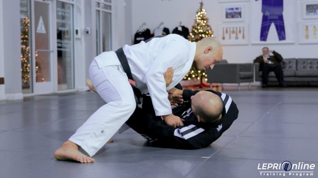 Passing the De La Riva to the Half Guard Pass to Mount Continuation