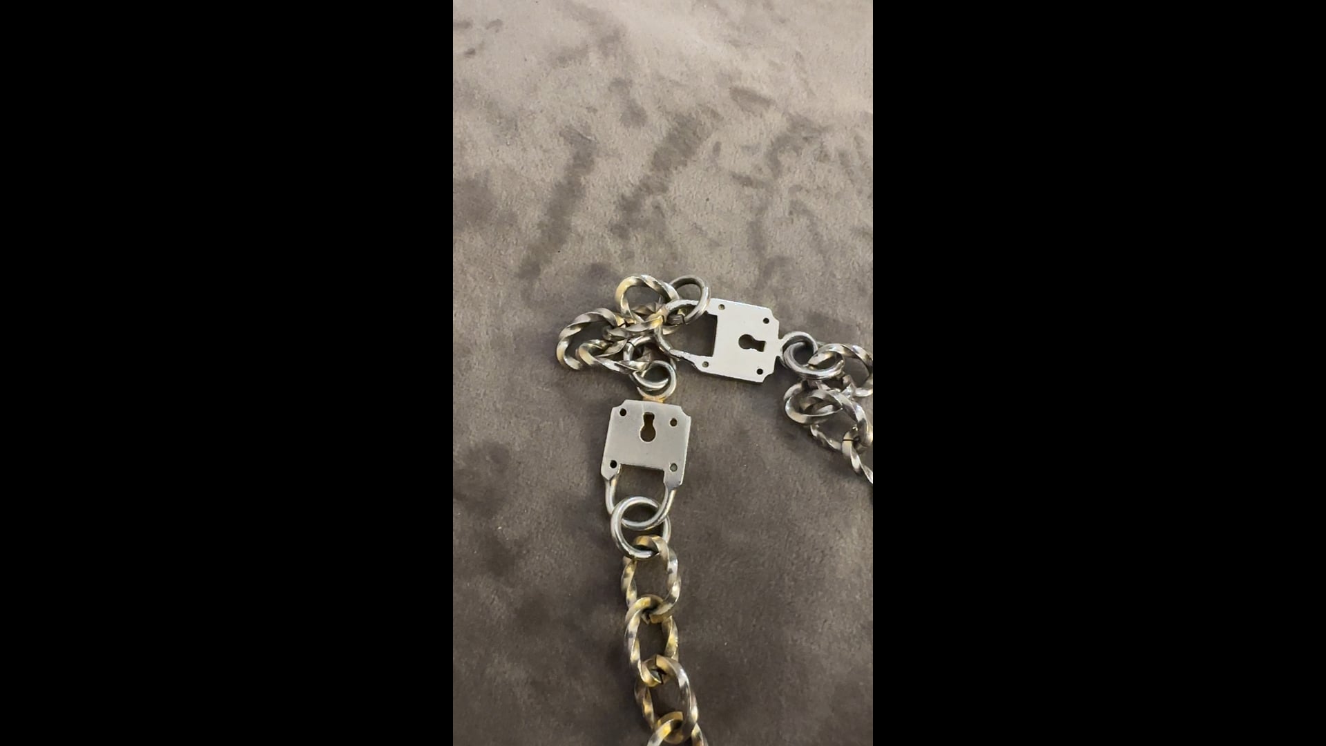 1980s Iconic Venetian padlocks Shoulder Bag by Roberta di Camerino 