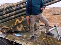 اغتنام راجمة صواريخ في تل الشيح بريف دمشق الغربي بعد تحريره من قبل  "غرفة عمليات الجنوب"