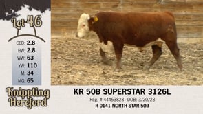 Lot #46 - KR 50B SUPERSTAR 3126L