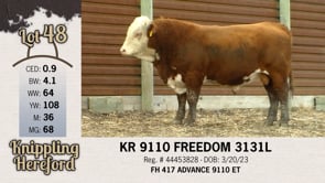 Lot #48 - KR 9110 FREEDOM 3131L