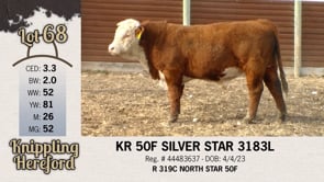 Lot #68 - KR 50F SILVER STAR 3183L