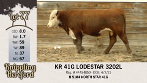 Lot #77 - KR 41G LODESTAR 3202L