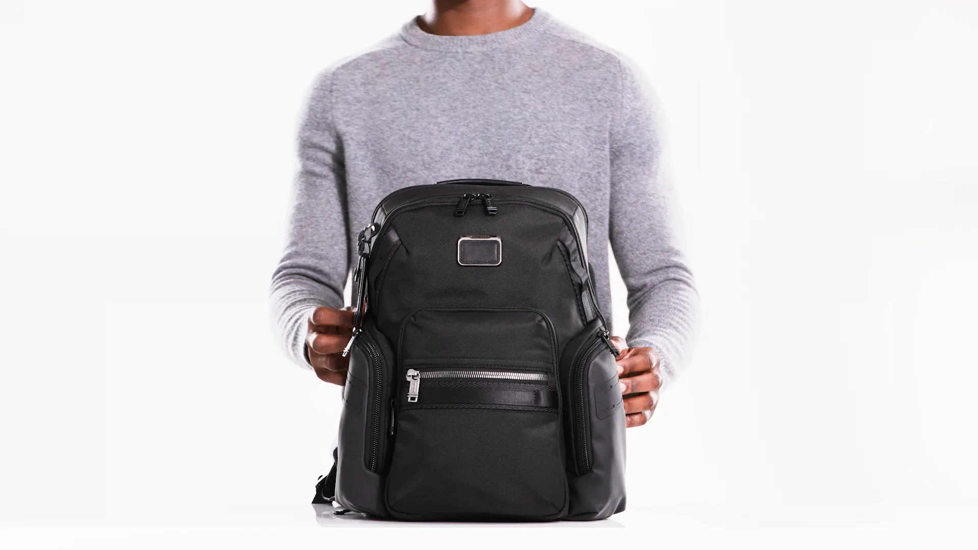 Navigation Backpack in Steel | Alpha Bravo | TUMI Singapore
