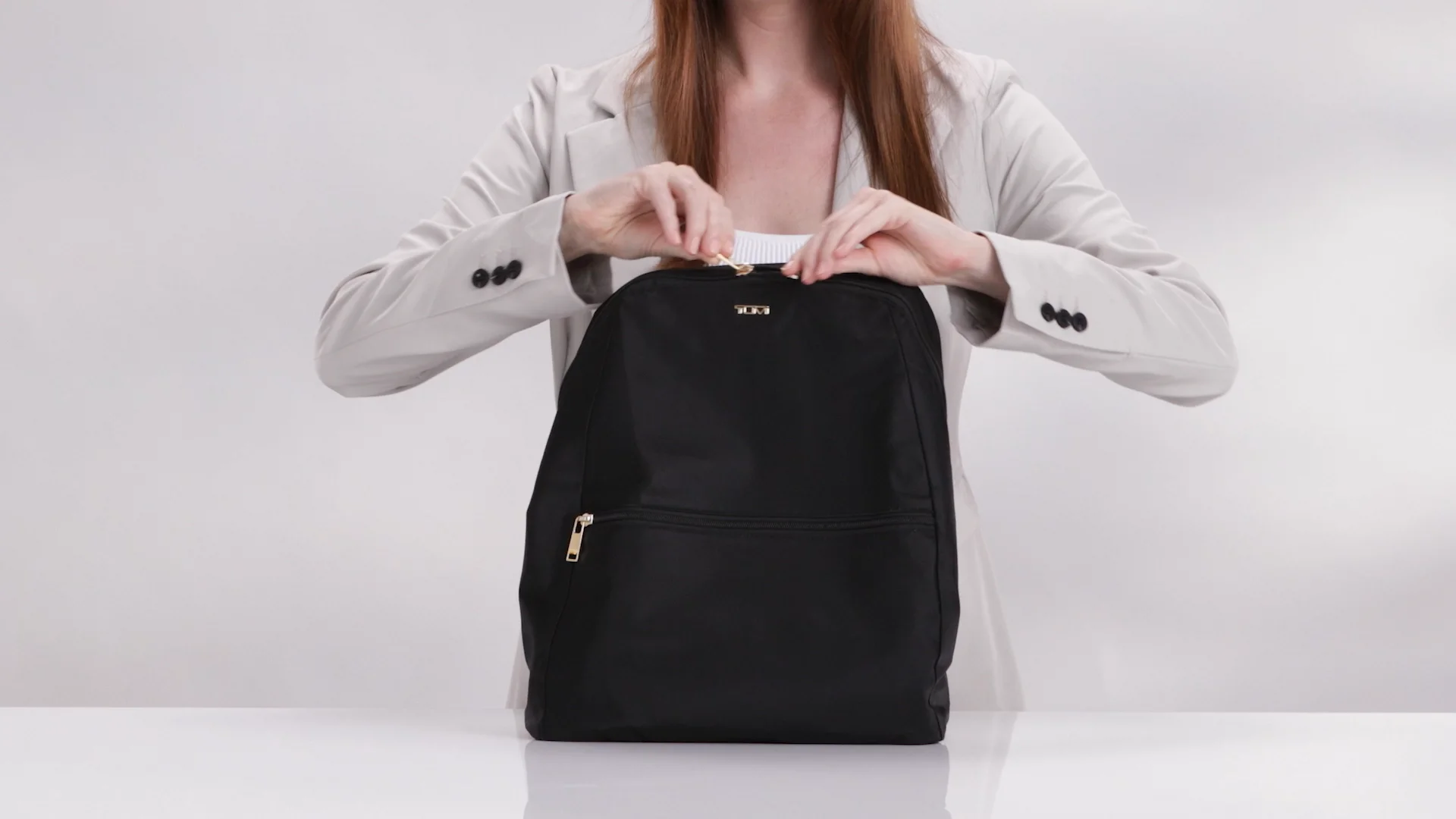 Just In Case Backpack in Black/Gunmetal | Voyageur | TUMI Singapore