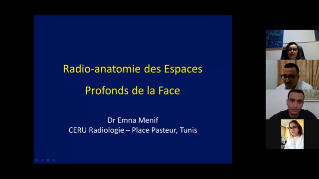 Radio-anatomie des Espaces Profond de la Face