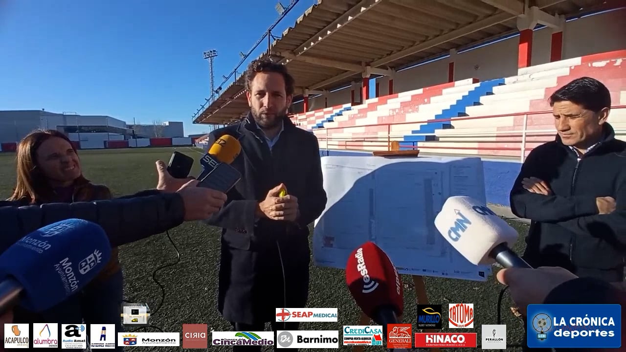 Licitada la obra de mejora y modernización de los estadios de fútbol de Monzón   Una obra de casi 1.000.000 € que cuenta con una subvención de casi 400.000€ del Consejo Superior de Deportes