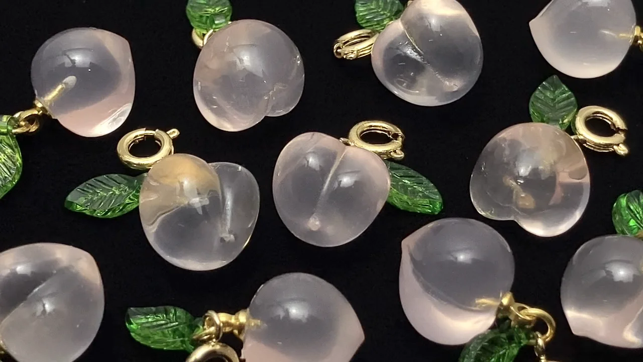 1点のみ　宝石質☾　ローズクォーツ　グリーンアメジスト　バケット　ハートチャーム 1点のみ 宝石質☾ ローズクォーツ グリーンアメジスト バケット ハート