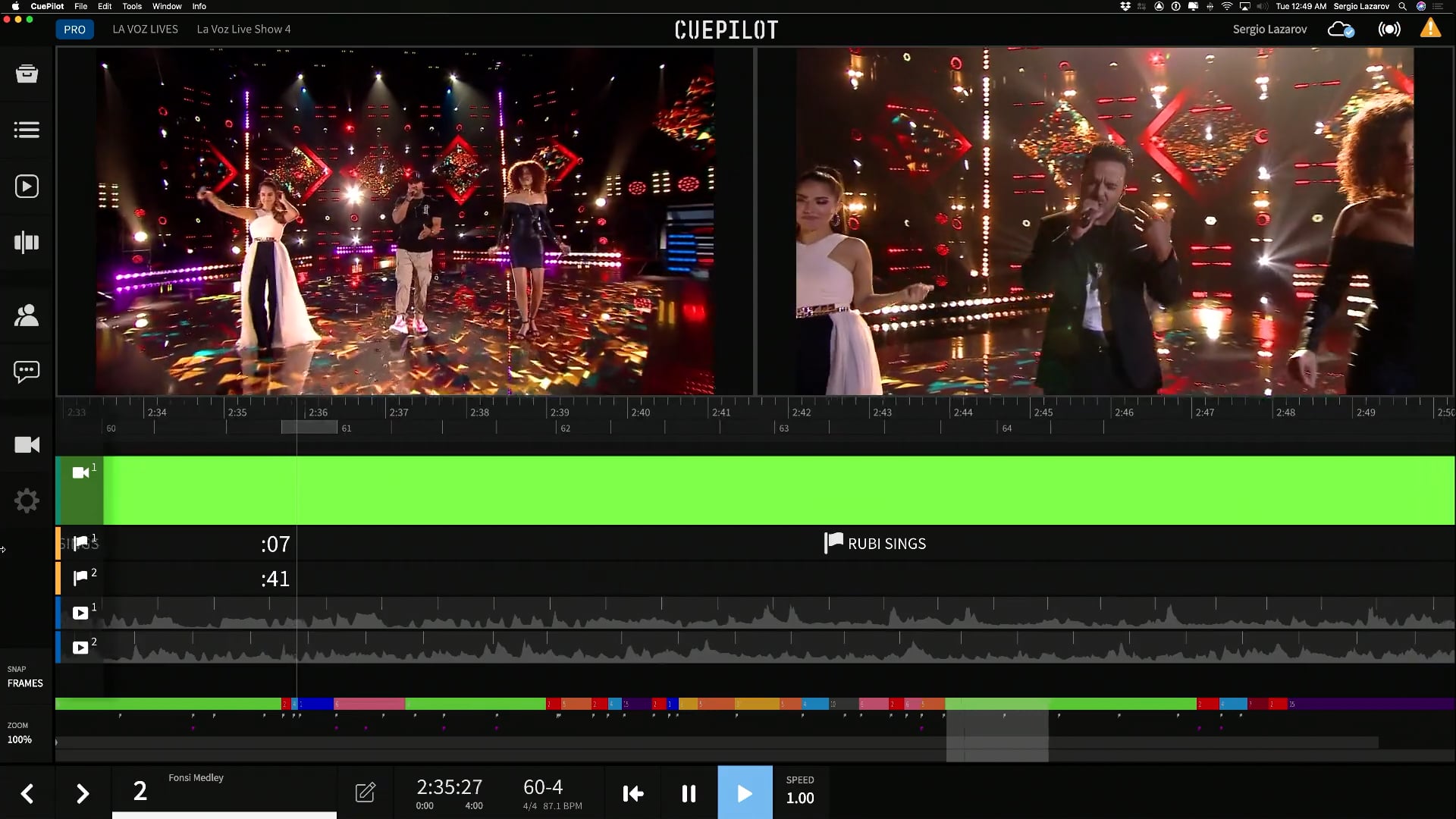Team Fonsi Finale "La Voz 2" (Cuepilot)