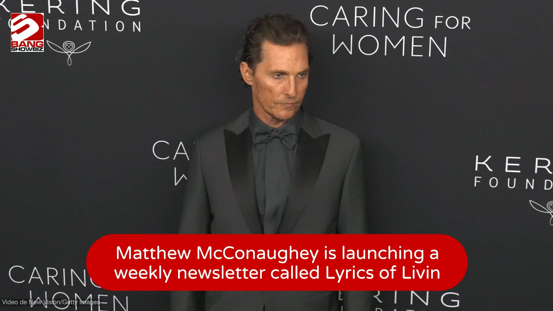 Matthew McConaughey is launching a weekly newsletter called 'Lyrics of