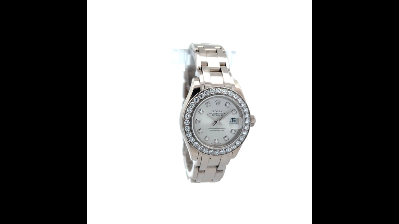 Rolex Datejust Pearl Master 80299 in 18k White Gold – Filigree