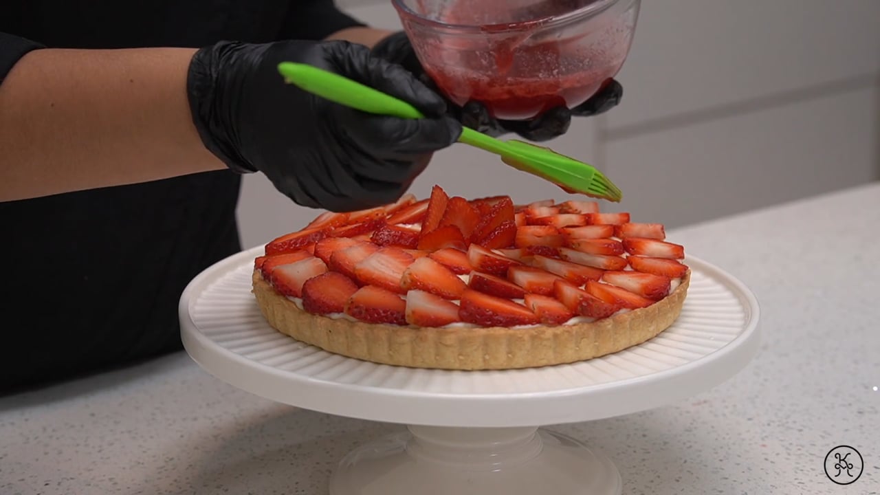 Pie de Fresas Frío