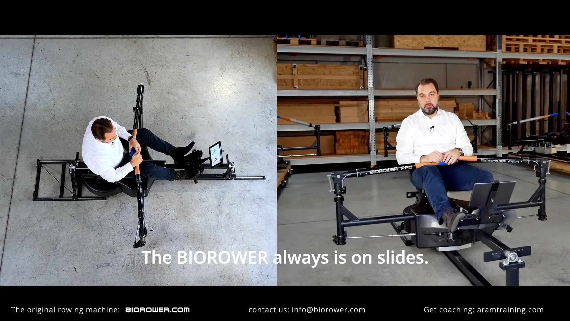 ローイング　バーティカルロウ エスワンプロ - BIOROWER - the boat native rowing machine