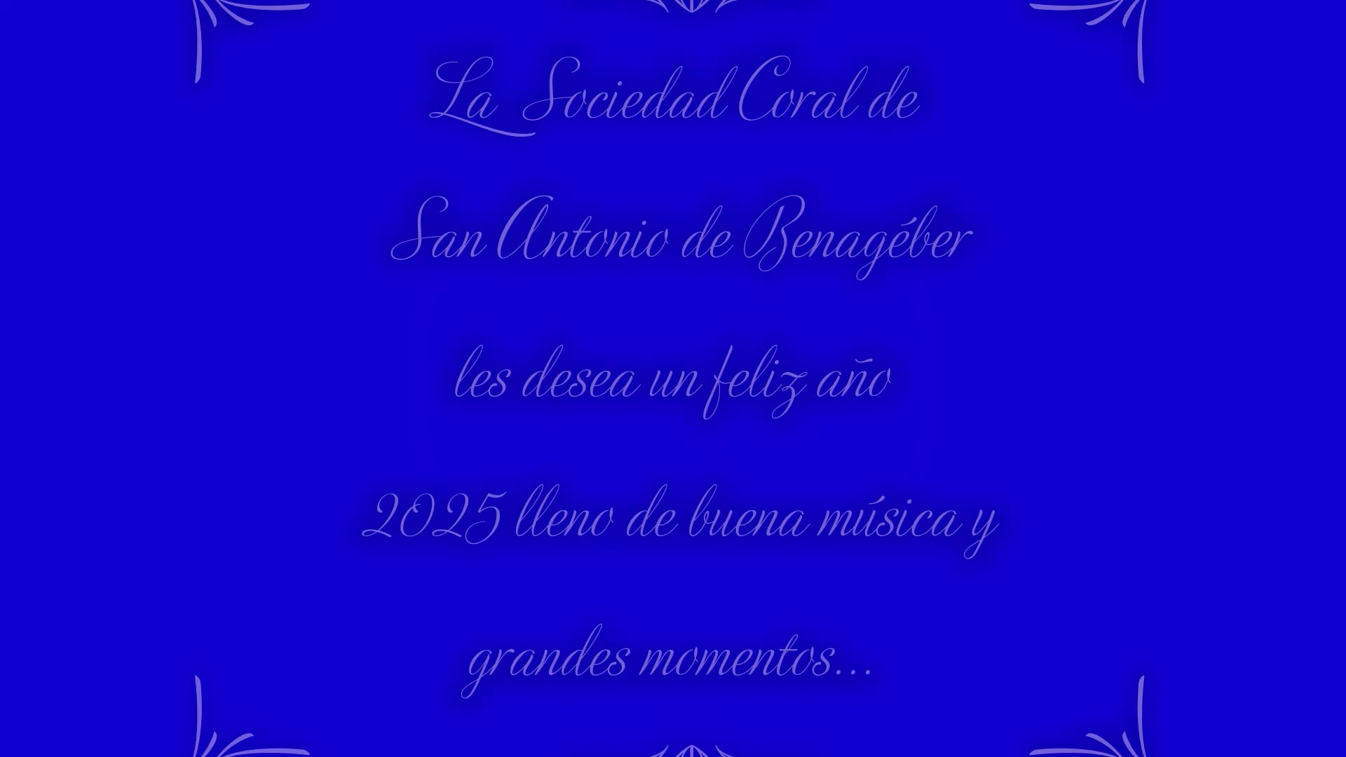 Feliz Año 2025 lleno de música