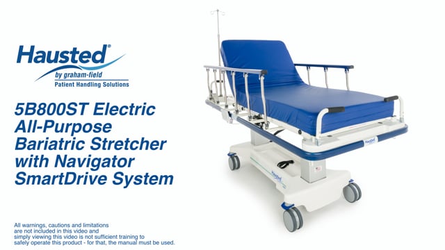 5B800ST Electric All-Purpose Bariatric Stretcher with Navigator SmartDrive System