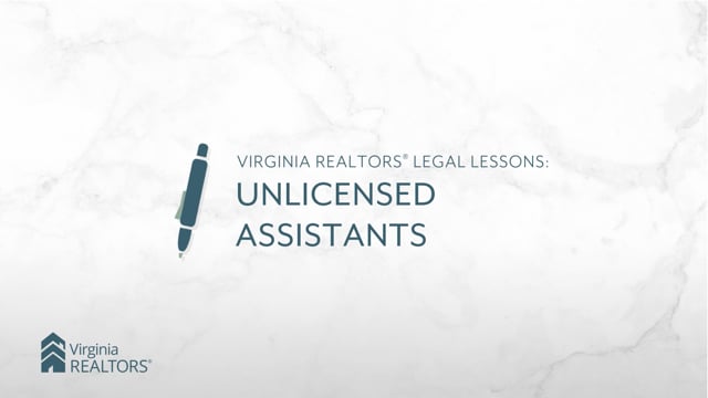 Unlicensed Assistants