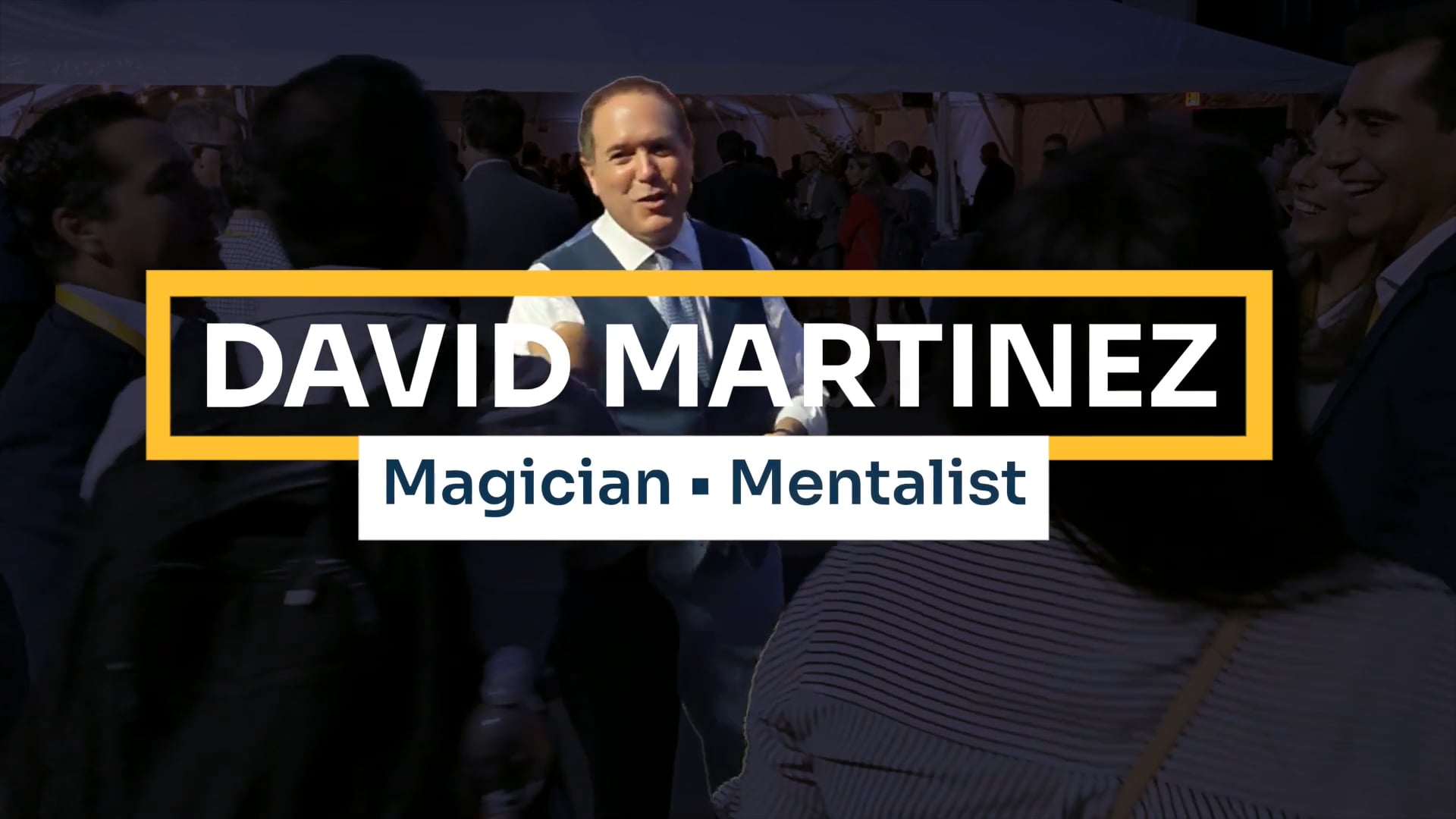 Promotional video thumbnail 1 for David Martinez, Award-Winning Magician