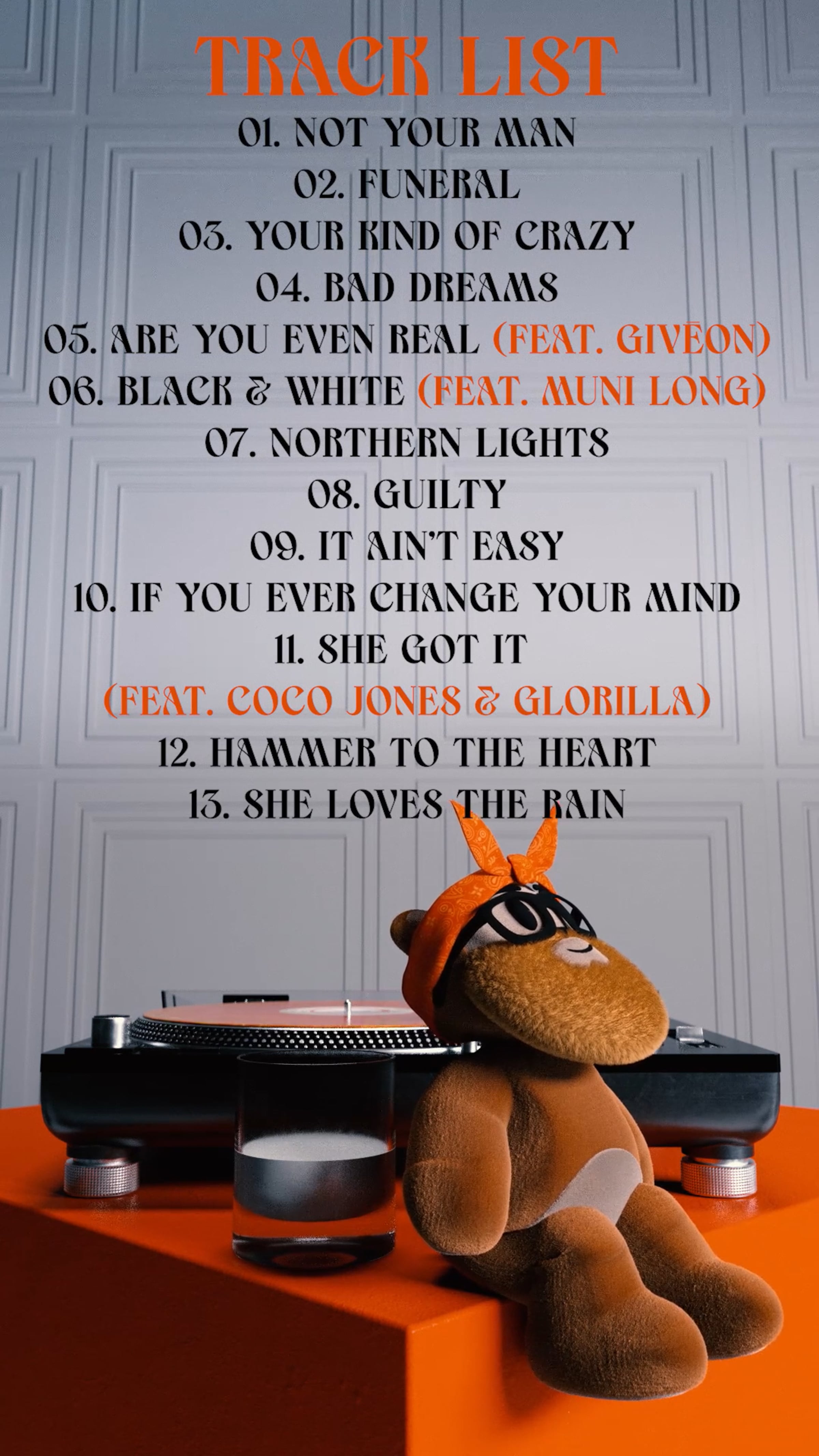 Teddy Bear Track List