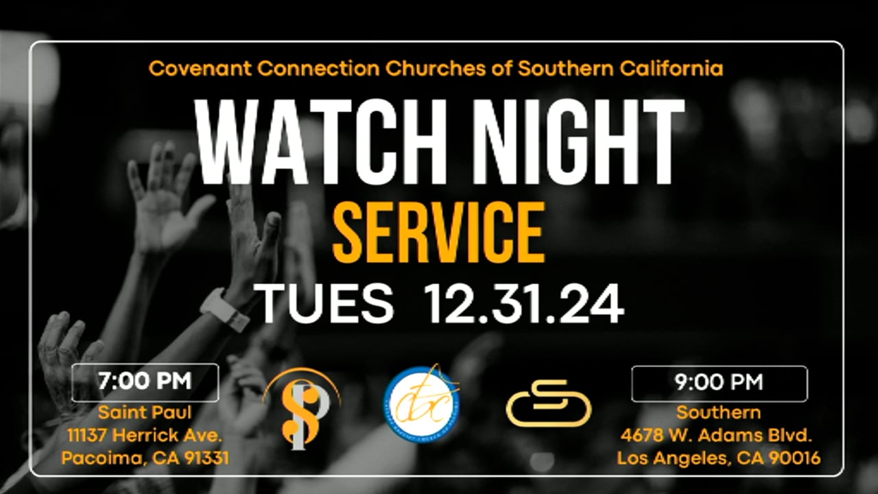 Watch Night Service 2024 | Xavier L. Thompson, Sr. | Lead Pastor