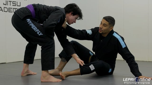 Ankle Pick Attempt to Loop Choke