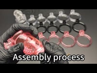 This is a brand-new soft sissy chastity cage.