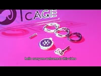 Unmatched Restraint_ Metal Flat Chastity Cage with Metal Catheter