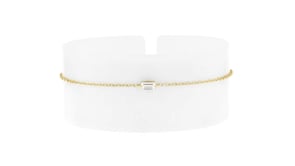 .20 Carat Baguette Lab-Grown Diamond Solitaire Bracelet in 14kt Yellow Gold