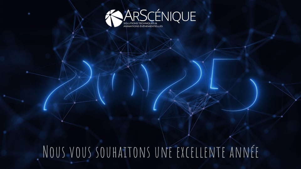 🎉 Toute l'équipe d'ArScénique vous souhaite ses meilleurs voeux pour 2025 🎉