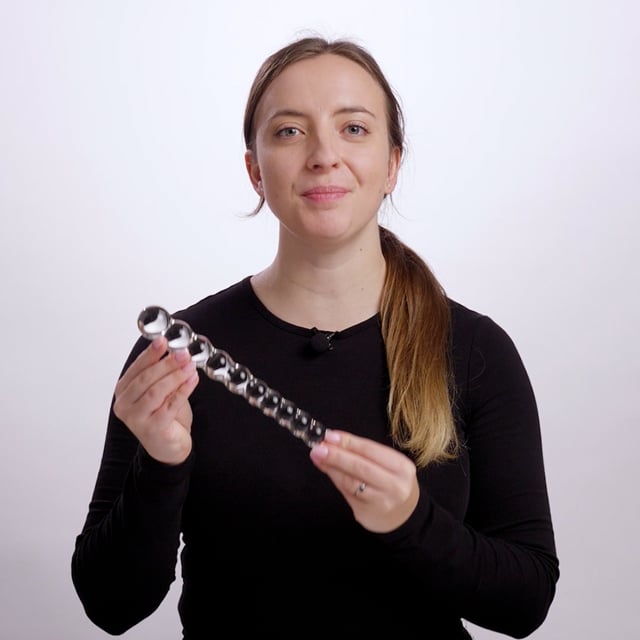 Dildo em Vidro Gildo Nº 20