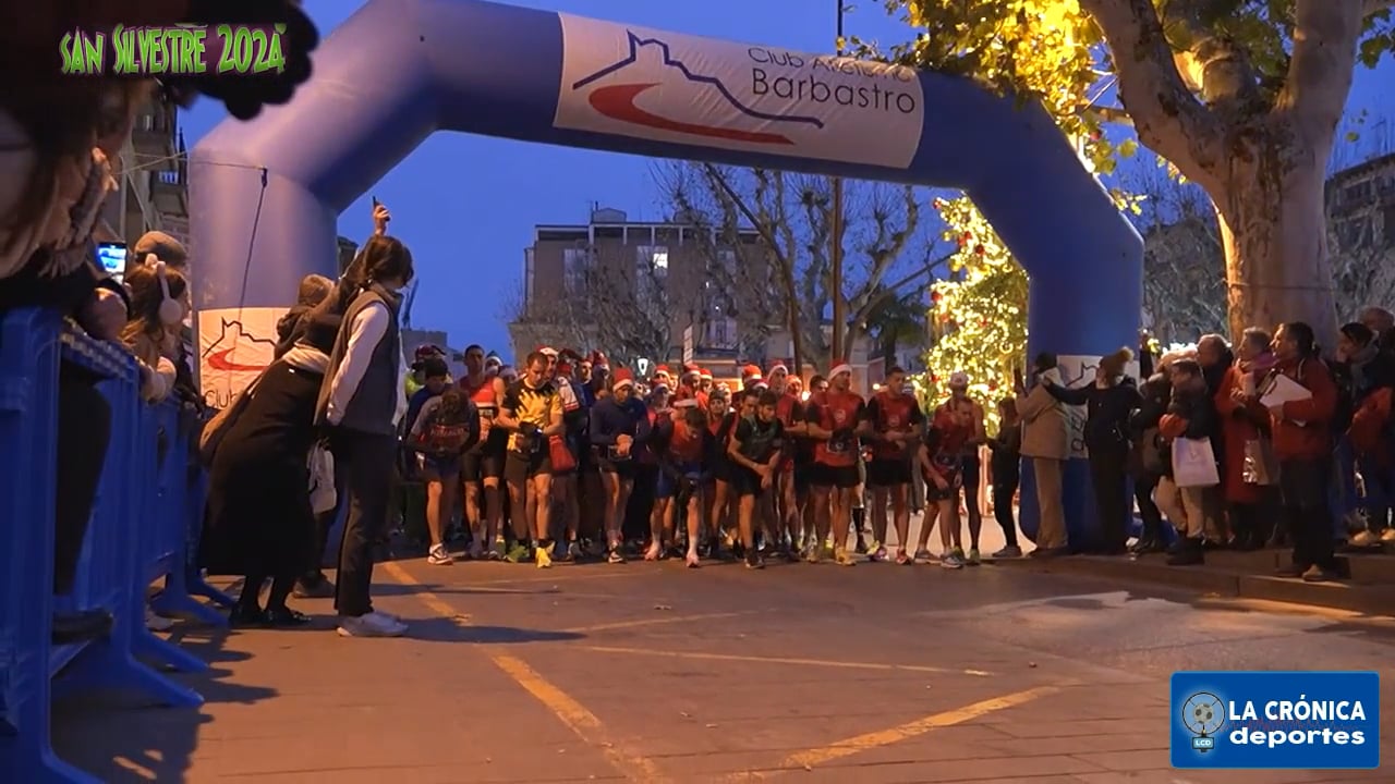 Más de 500 corredores en la San Silvestre de Barbastro, con victorias de Javier Castells y Martina Laplana. Éxito de participación y ambiente en la prueba de fin de año más antigua de Aragón, que vuelve por sus fueros.