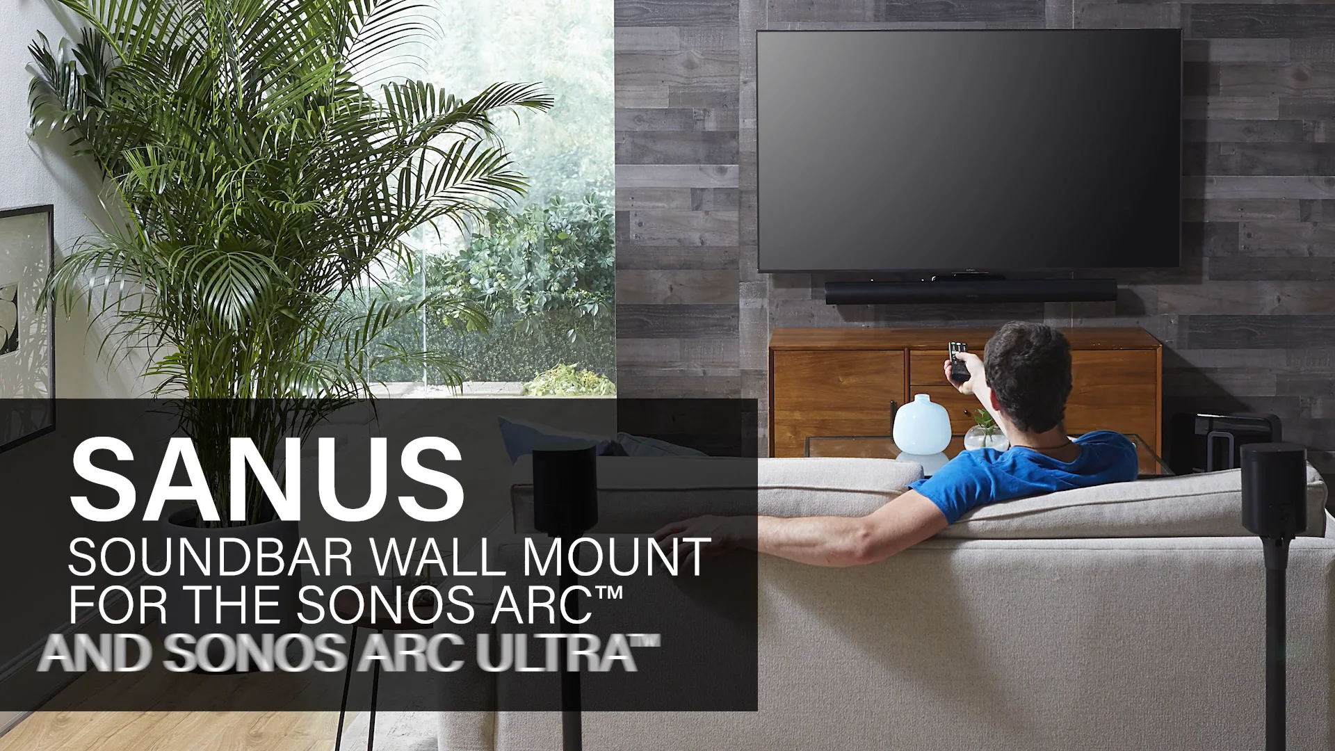 Extendable Soundbar Wall Mount Designed For Sonos Arc and