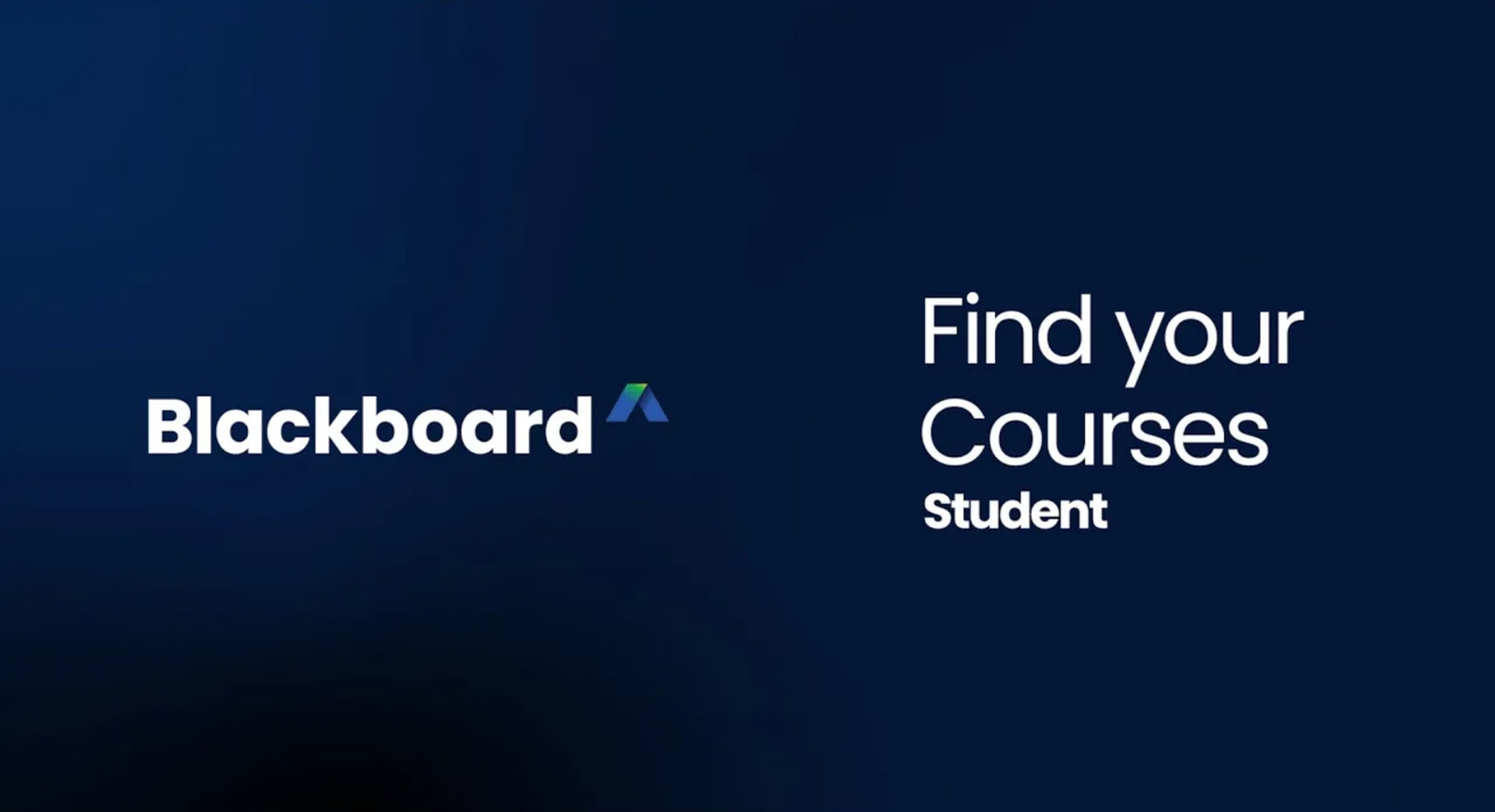 Find your courses in Blackboard - Students | Videos & Movies on Vimeo