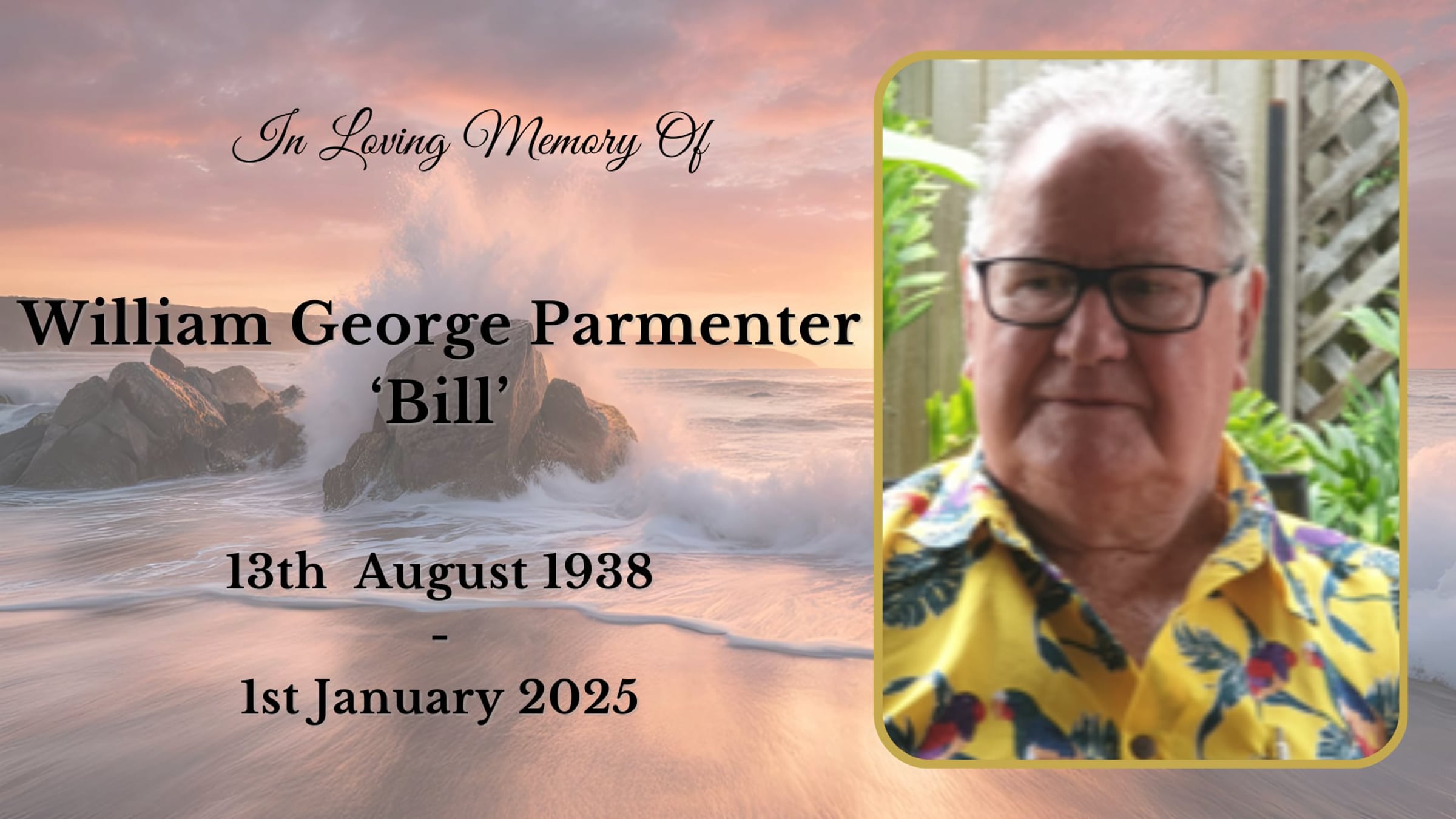 William 'Bill' George Parmenter | Videos & Movies on Vimeo
