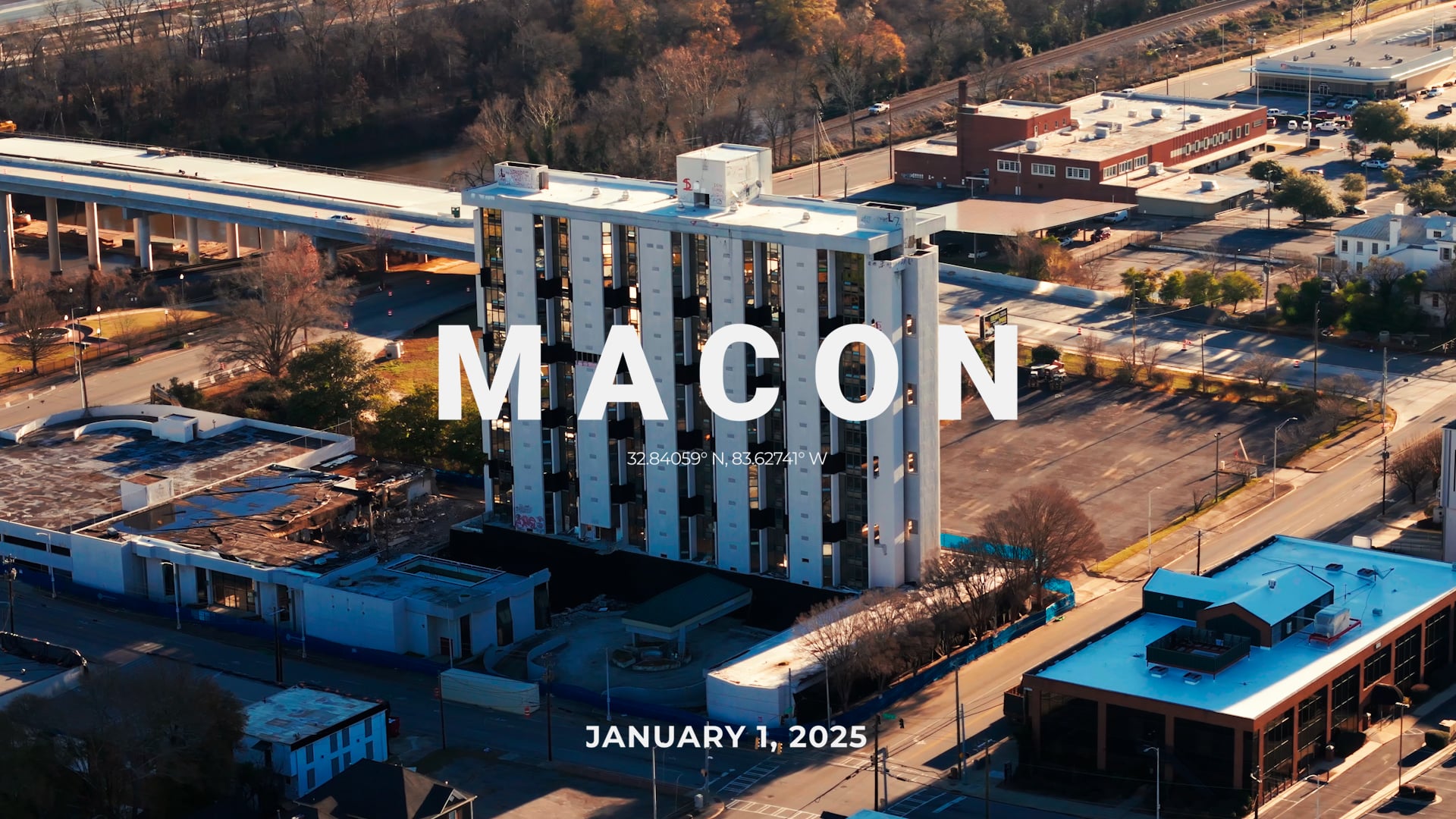 Macon Ramada Hotel Implosion