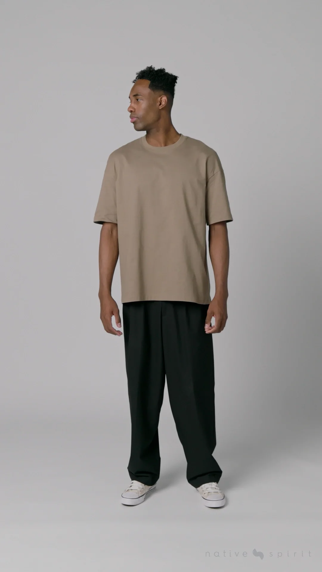 NS332 | T-shirt oversize homme - Native Spirit EN