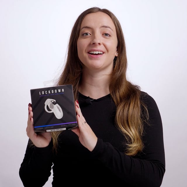 Cinto de Castidade Lockdown Small Transparente