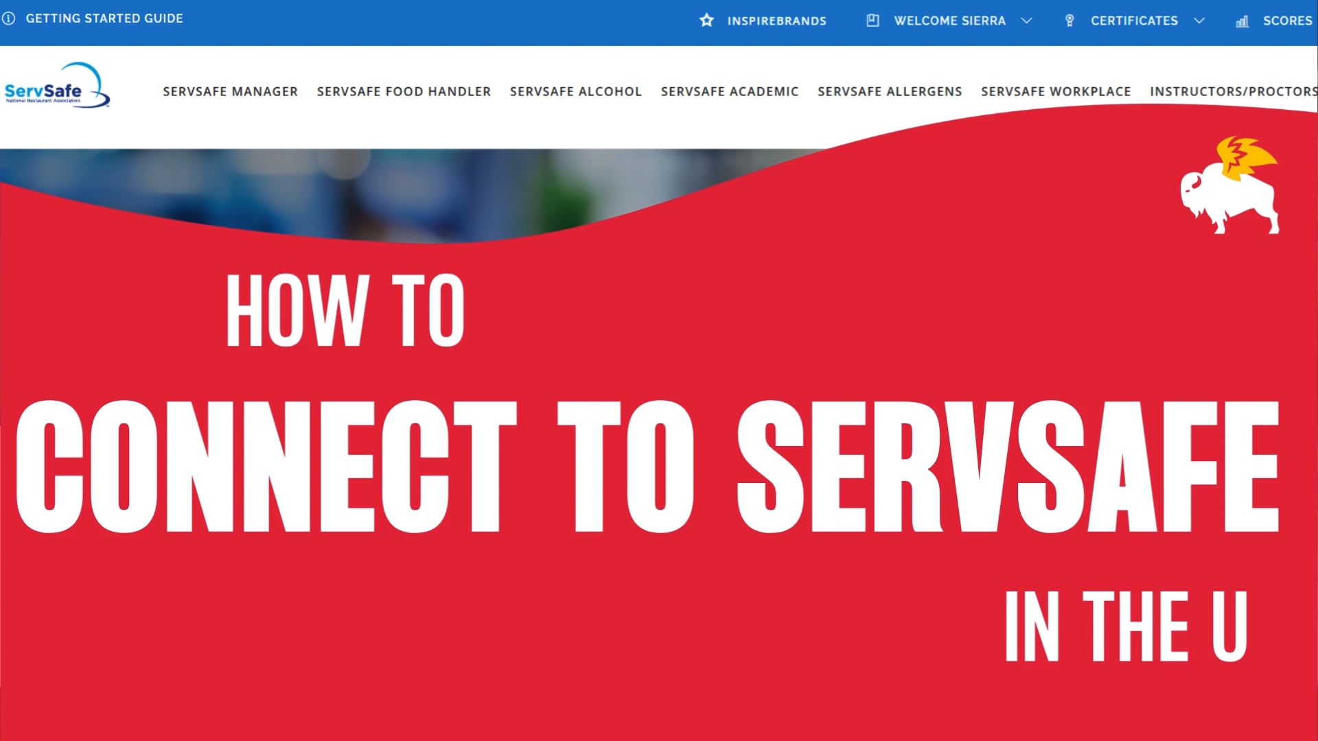 The U: Connecting to the ServSafe Portal | Videos & Movies on Vimeo