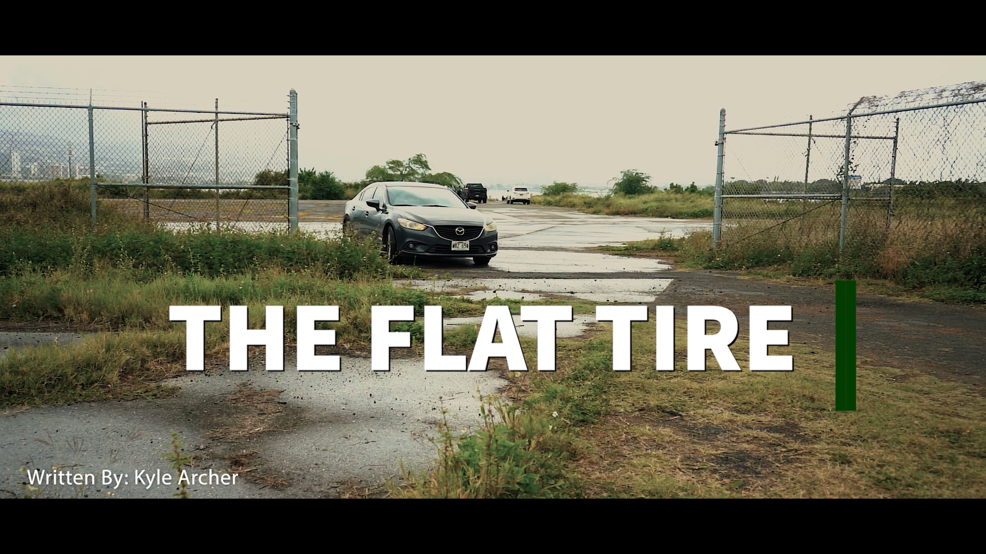 A FLAT TIRE