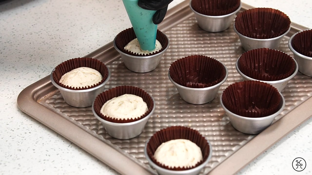 Cupcakes de Queso Crema y Nueces