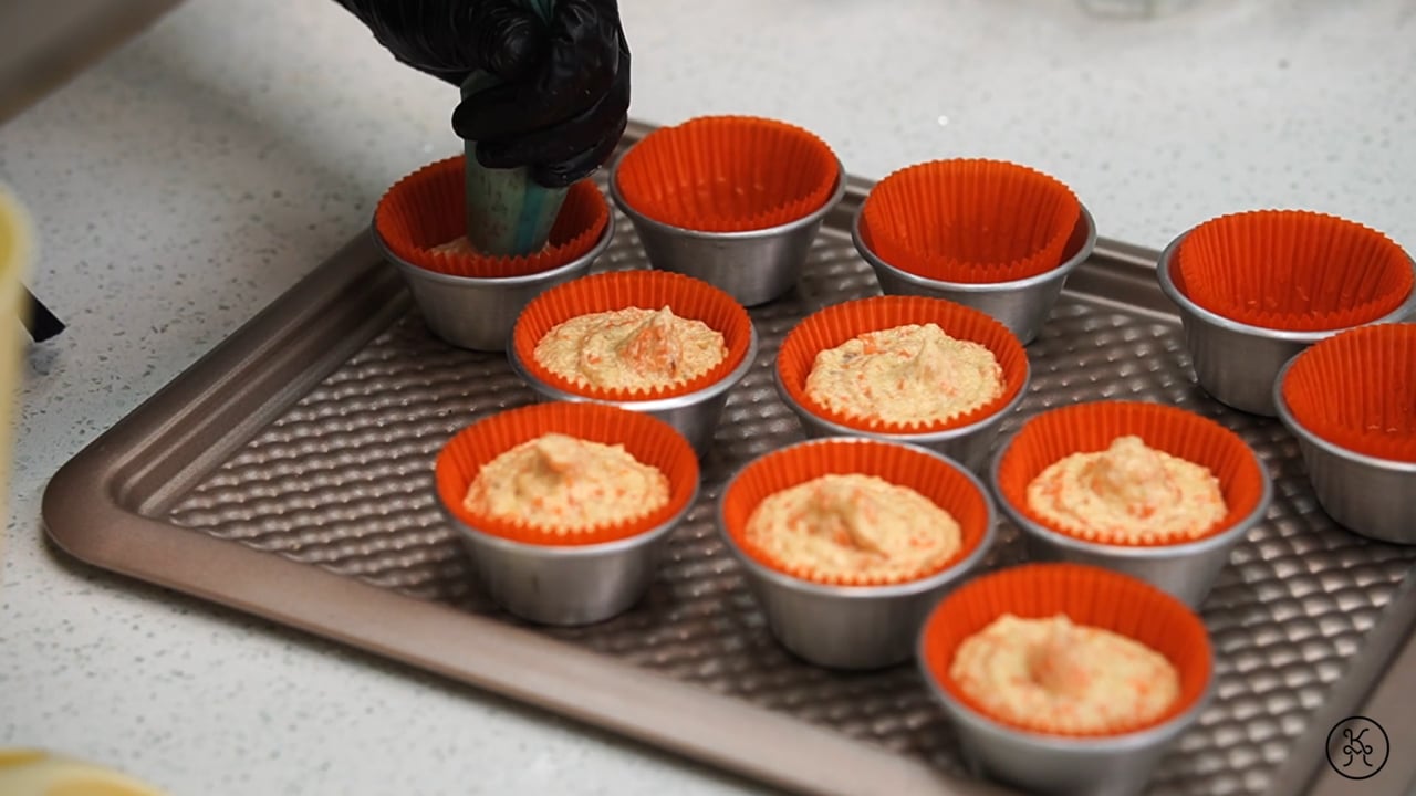 Cupcakes de Zanahoria y Naranja