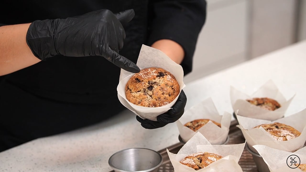 Muffins de Plátano y Chocolate