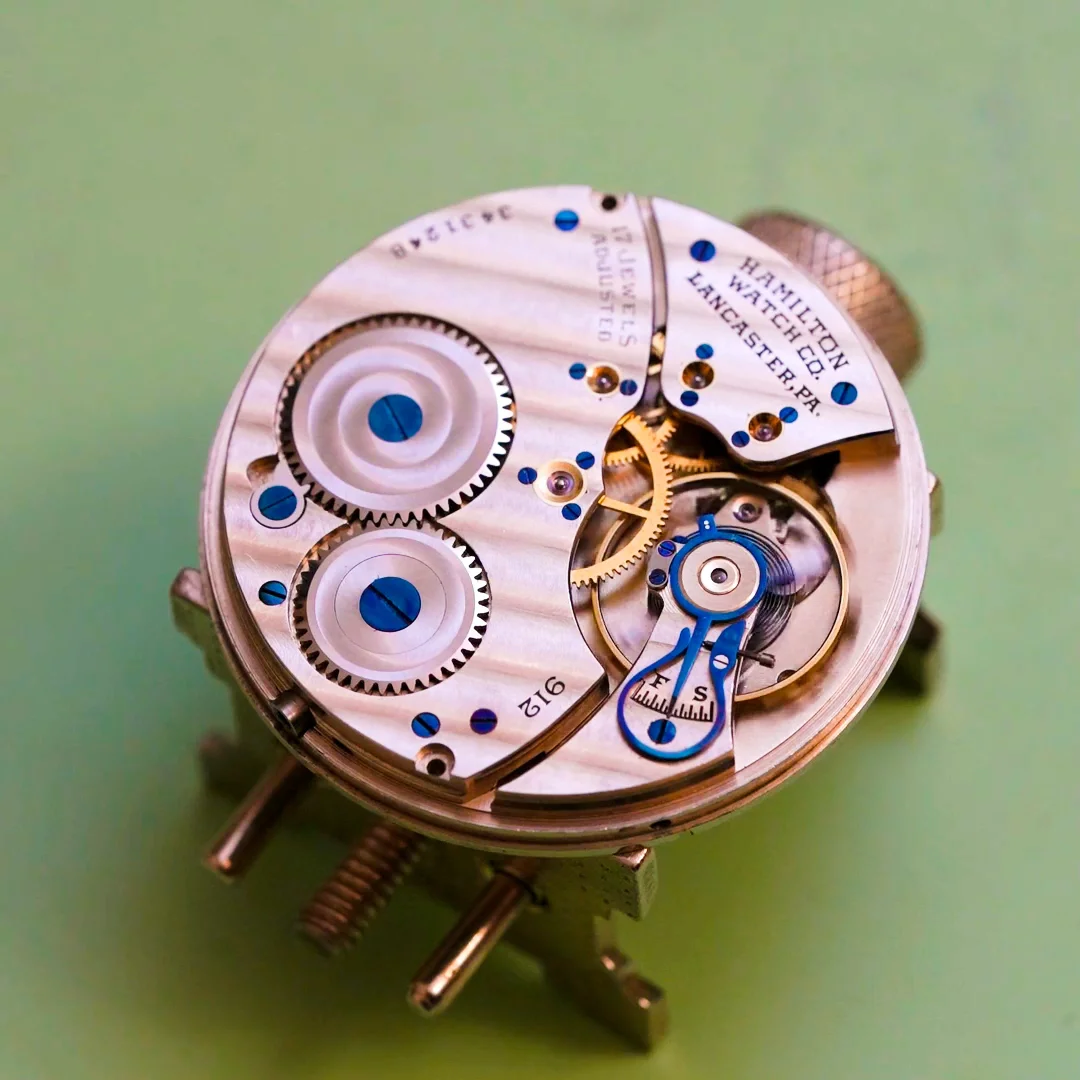 Hamilton pocket watch conversion — Frett & Co Clockworks Hamilton pocket watch conversion — Frett & Co Clockworks