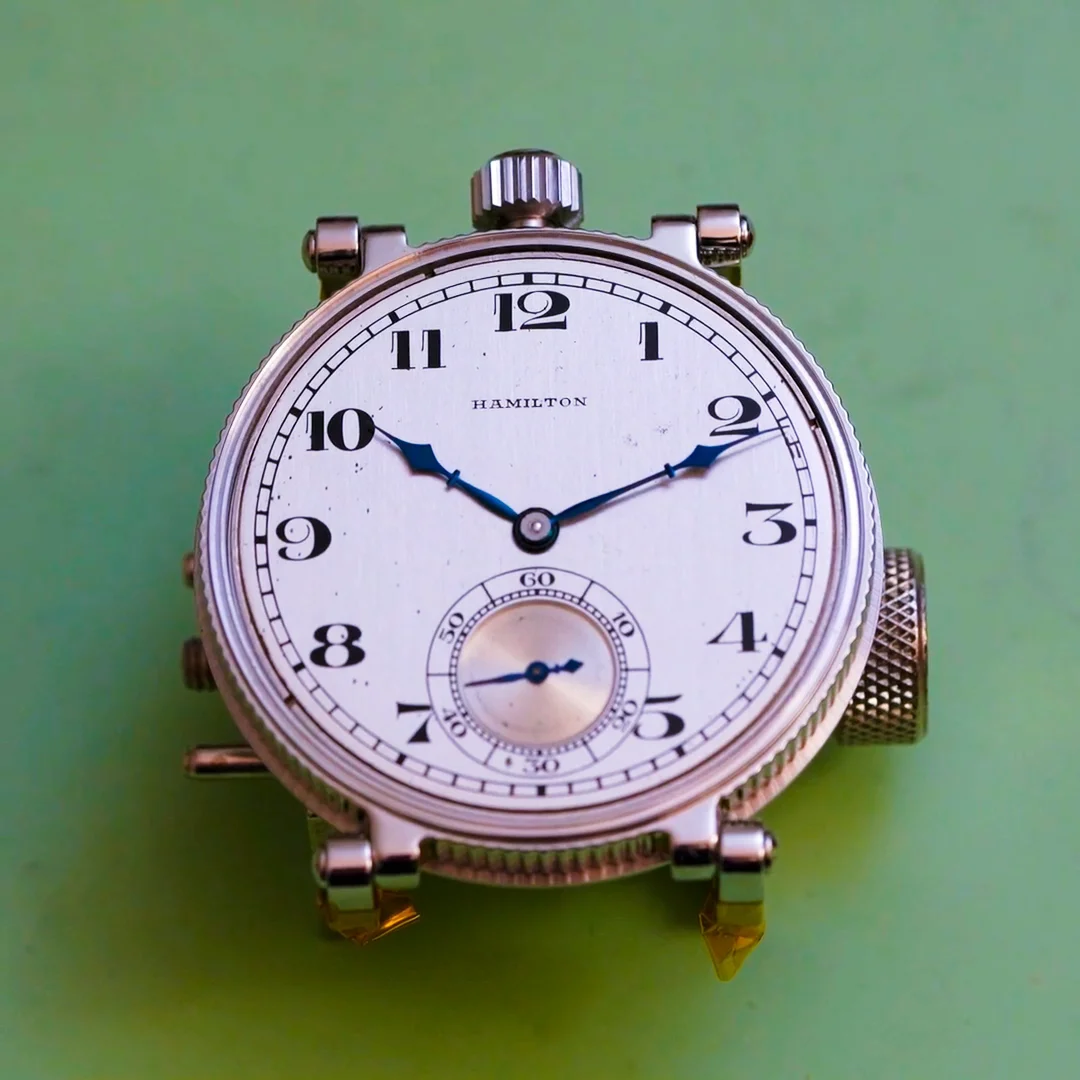 Hamilton pocket watch conversion — Frett & Co Clockworks Hamilton pocket watch conversion — Frett & Co Clockworks