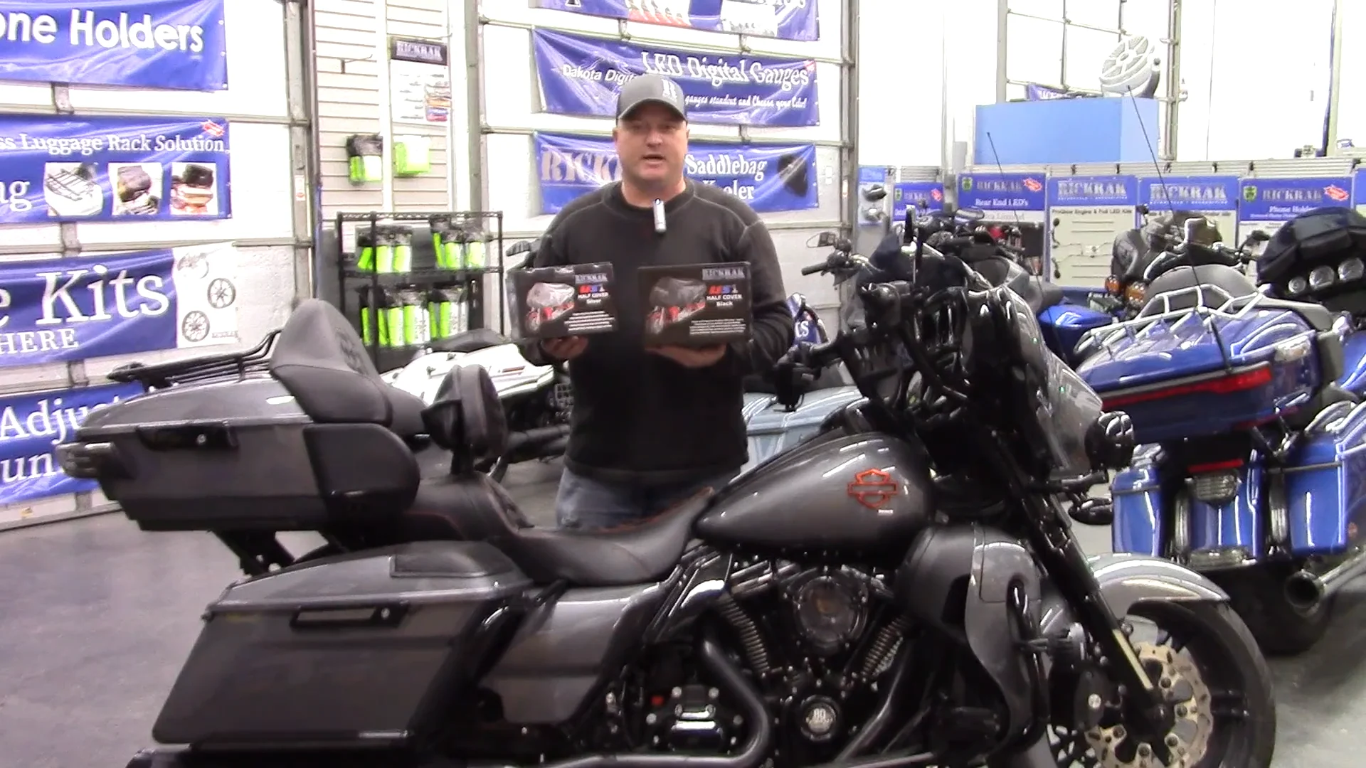 Half Cover for Harley Touring Bikes: RickRak US1® Protection