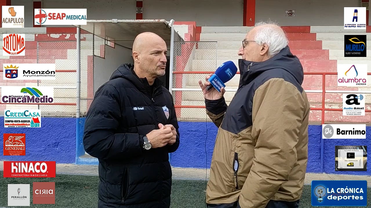 ISMAEL MARIANI (Entrenador Monzón) At Monzón Alumbra 0-1 Cuarte / J 16 / 3ª RFEF