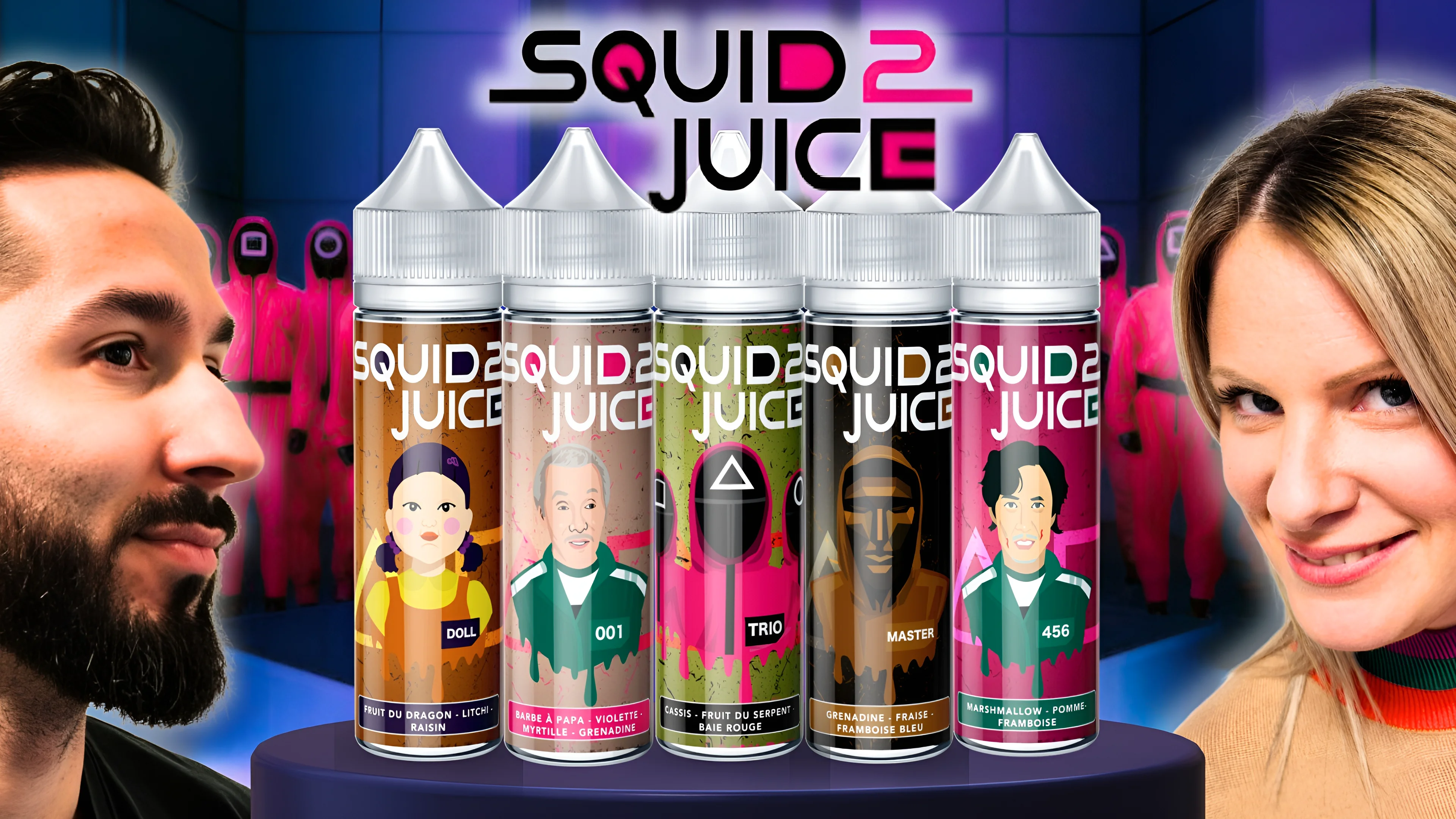 E-liquides Squid Juice 2 : des saveurs aussi folles que Squid Game !