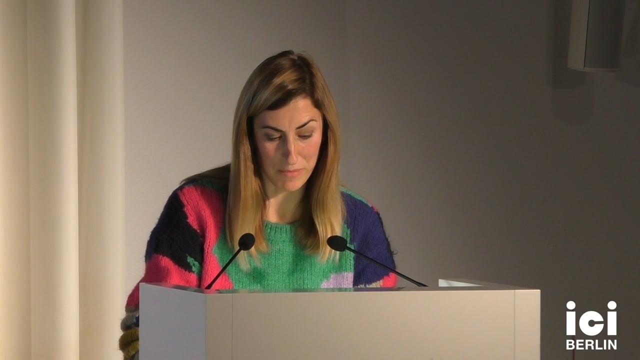 Talk by Joana Masó