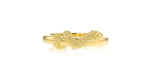 18kt Gold Over Sterling Snake Ring