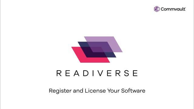 Register and License Your Software