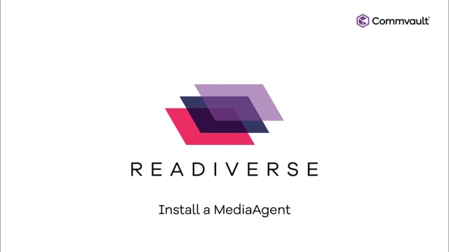 Install a MediaAgent